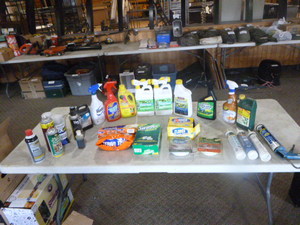 lot 44 image: Miscellaneous Garage and Lawn Care Liquids
