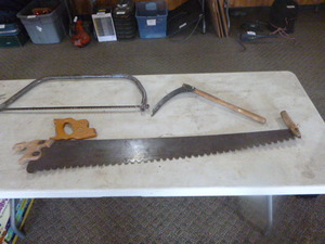 lot 47 image: Saws and Sickle