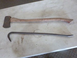 lot 49 image: Axe and Crow Bar