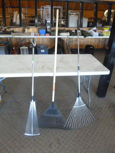 lot 52 image: 3 Lawn Rakes