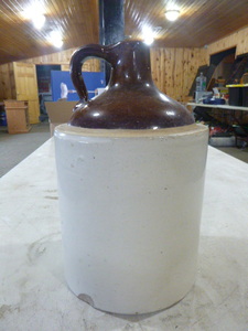lot 57 image: Stoneware Crock Jug