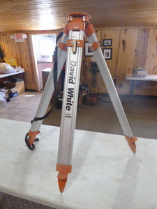 lot 80 image: David White Tripod for Laser Level
