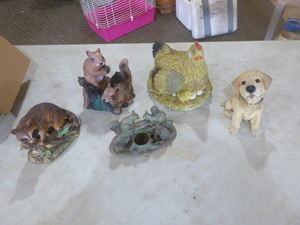 lot 81 image: Animal Statues