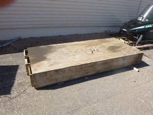 lot 89 image: Large Wooden Toolbox