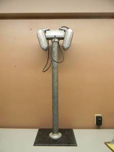 lot 2 image: NOS - NEVER USED - VINTAGE DRIVE-IN MOVIE SPEAKERS WITH STAND - AWESOME PIECE - GREAT ADDITION TO THE CAVE - SEE PICTURES