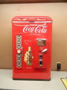 lot 3 image: Vintage Coca-Cola Coke Plastic Retro Nostalgia Portable Cooler - Paul Flum - MINT - GREAT PIECE - APPROX 36H 22W 14D - SEE PICTURES