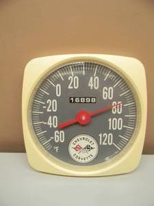 lot 33 image: CORVETTE THERMOMETER - WORKS - NICE - SEE PICTURES