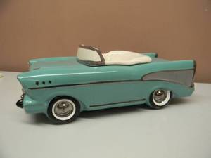 lot 37 image: 57 CHEVY Cookie Jar  Candy Dish, Collectable Classics NAC Inc, USA  - NICE - SEE PICTURES