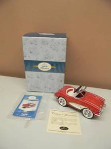 lot 42 image: 1958 CUSTOM CORVETTE - Limited Edition Hallmark Kiddie Car Classics - NEW IN BOX - NICE - SEE PICTURES