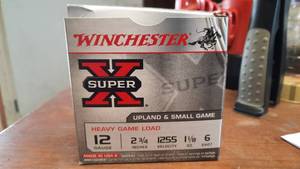 lot 126 image: Winchester 12 Gauge, 2-34 Long, 1-18 oz, 6 Shot (21 Rounds)