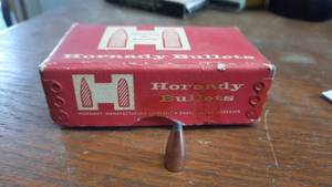 lot 132 image: Hornady Bullets for Reloading - 30 Caliber, 110 Gr., .308 Spire Point (53 Rounds)