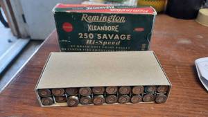 lot 137 image: Remington 250 Savage, 87 Grain (20 Rounds)