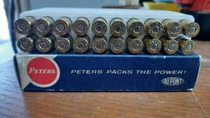 lot 302 image: Peters 250 Savage, 100 Grain (20 Rounds)