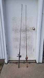 lot 338 image: Lot of 2 Rod & Reels