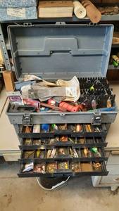 lot 501 image: Very Large Fishing Tackle Box Full of Tackle