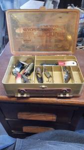 lot 502 image: 2-Sided Tackle Box with Tackle