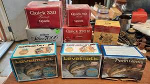 lot 506 image: Lot of 8 Empty Fishing Reel Boxes