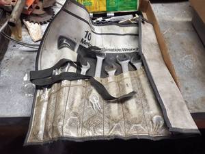 lot 640 image: John Deere Metric Combination Wrench Set and S-K Socket Kit (Incomplete)