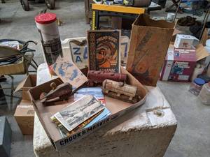 lot 159 image: Tin Toys, Postcards, Marx Box and More