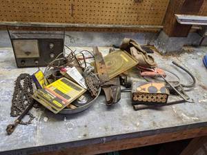 lot 227 image: Ohm Meter, Tools, Lawnmower Blades and More