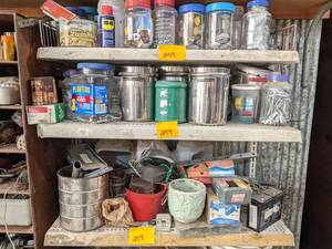 lot 254 image: Contents of 3 Shelves - Hardware and More