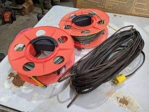 lot 262 image: Extension Cord, and 2 Spools of Wire