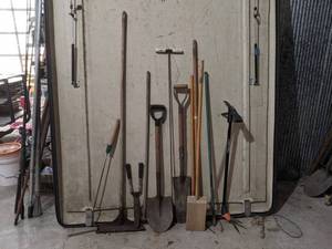 lot 269 image: Lot of Garden Tools, Shovels and More