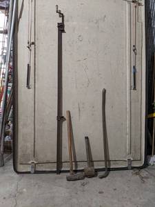 lot 271 image: Steel Bar Clamp, Mauls and More