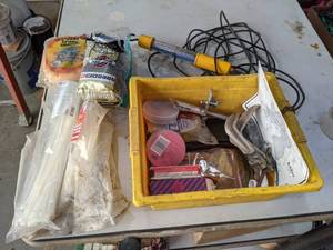 lot 276 image: Work light, Zip Ties and More