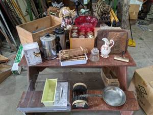 lot 372 image: Lot of Serving Plates, jars and More