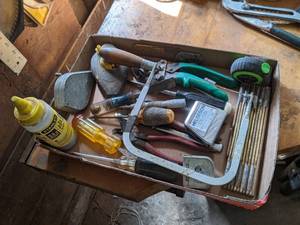 lot 411 image: Coping Saw and More Hand Tools
