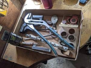 lot 413 image: Compass, Scratch-all and More Tools