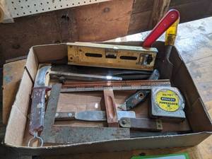 lot 428 image: Squares, Chisel Tape Measure and More