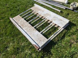 lot 557 image: Folding Steel Ramp - 108 Long and 36 Wide