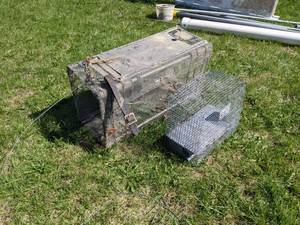 lot 578 image: Homemade Minnow Trap and Homemade Mouse Trap