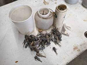 lot 635 image: Large Lot of Weighted Treble Hooks