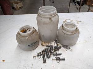 lot 636 image: Large Lot of Weighted Treble Hooks