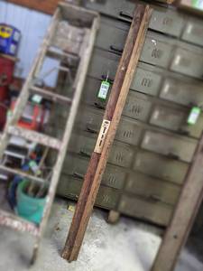 lot 234 image: Large Vintage Wood Level - 78