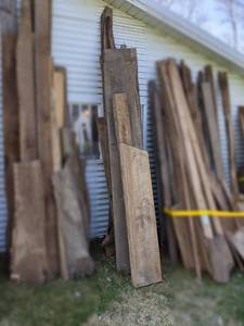 lot 568 image: Lot of Assorted Lumber - Includes some nice thick pieces 12 x 3 x 54 and More