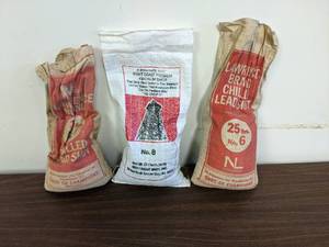 lot 47 image: (3) Partial Bags of Shotgun Shot - No. 8, No. 6, No.5