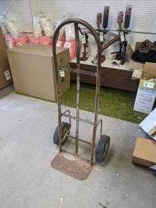 lot 91 image: 2 Wheel Dolly  Hand Cart w Solid Tires