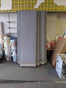 lot 99 image: (5) Assorted Cubicle Wall Partitions