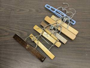 lot 118 image: Lot of 7 Pants Hangers