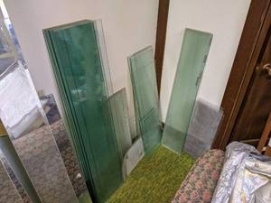 lot 162 image: Large Lot of Glass for Shelves