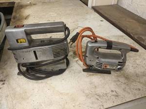 lot 210 image: POWR-KRAFT TPC 8990A Jigsaw & Black and Decker U-155 Jigsaw