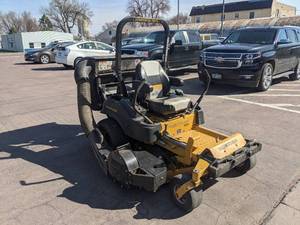 lot 1 image: Hustler Fastrak SDX 54 Zero-Turn Mower w Dethatcher and Powered Bagger - SEE VIDEO