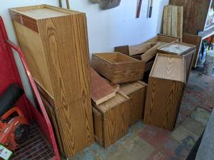 lot 241 image: Large Lot of Assorted Cabinets and Drawers