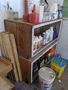 lot 246 image: (2) Storage Shelves - Contents NOT Included
