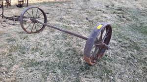 lot 241 image: Vintage Wheels on Axle