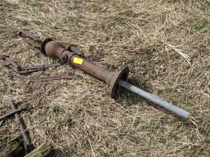 lot 89 image: Cast Iron Well Pump - FWM Co. Fairbury Nebraska
